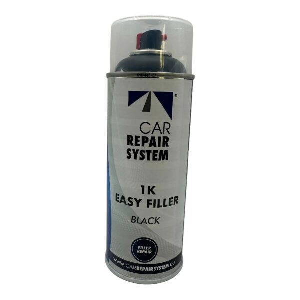 Car Repair System Car Repair System Quick 1K Easy Filler Spray Negro 400 ml – Aparejo de Alta Cobertura 5011-001062 Colorcar